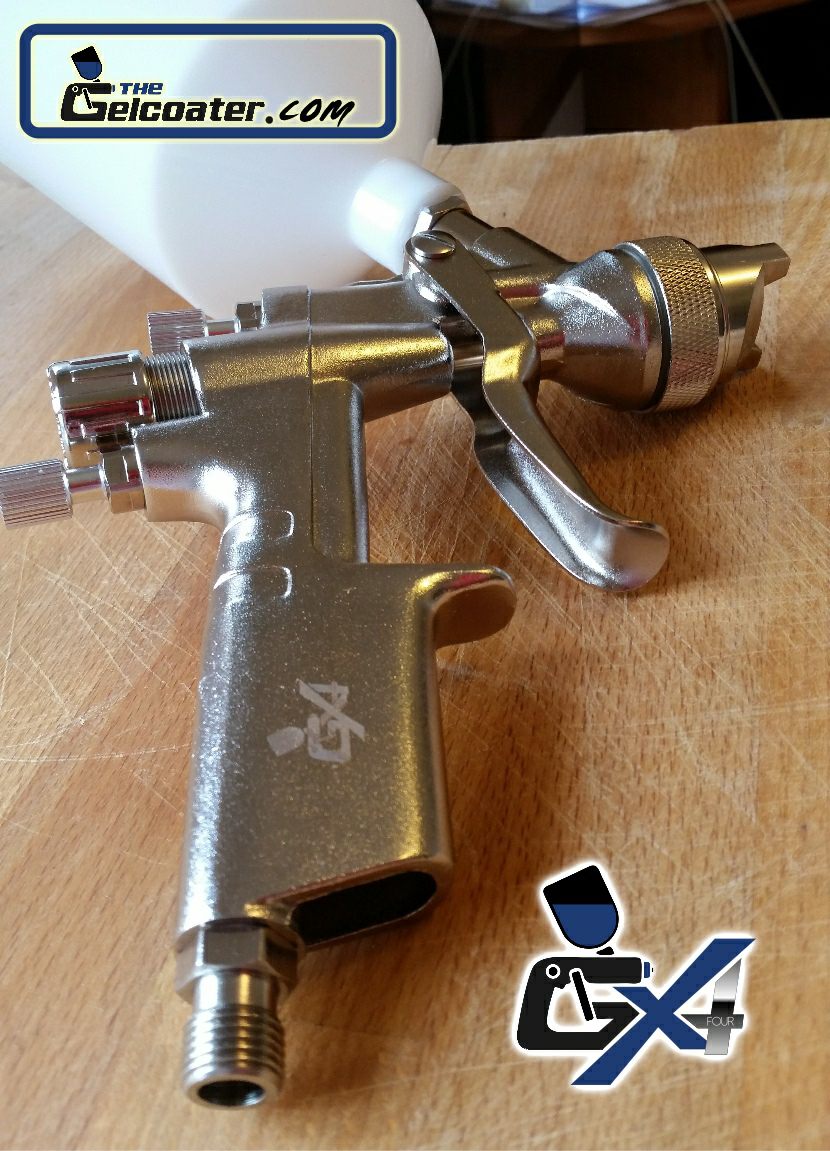 The GX4 HVLP Gelcoat and Resin Spray Gun with 3.0mm Nozzle